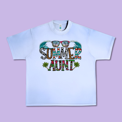 Summer Aunt Urban Heavy Tee Designed By Cowhidedigitalart
