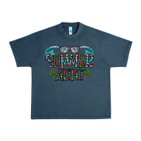 Midnight Navy summer aunt Urban Heavy Tee - CowhideDigitalArt