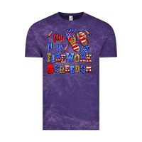 Cloud Purple flip flops fireworks and freedom Vintage Tee - AdoDesignShop
