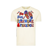 Vintage Arctic flip flops fireworks and freedom Vintage Tee - AdoDesignShop