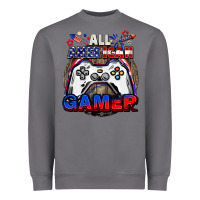 Storm All American gamer 4th of july Heavyweight Sweatshirt - CowGirlArtShop