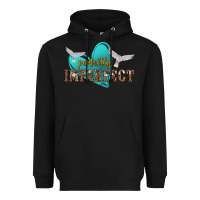 Black perfectly imperfect Heavyweight Hoodie - NancyCooperArtShop