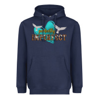 Navy perfectly imperfect Heavyweight Hoodie - NancyCooperArtShop
