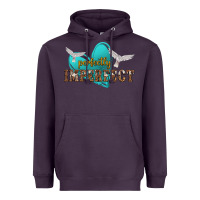 Plum perfectly imperfect Heavyweight Hoodie - NancyCooperArtShop