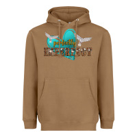 Toasted Coconut perfectly imperfect Heavyweight Hoodie - NancyCooperArtShop