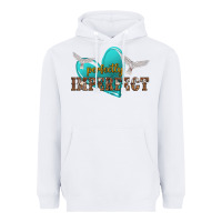 White perfectly imperfect Heavyweight Hoodie - NancyCooperArtShop