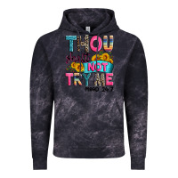 Cloud Black thou shalt not try me mood 24 7 Vintage Hoodie - Zillion Design Studio