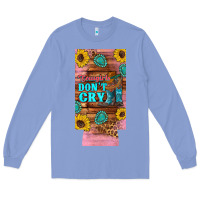 Colony Blue cowgirls don't crty boots hat sunflowers 12 oz can cooler  (slim) Long Sleeve Tee - Artiststas