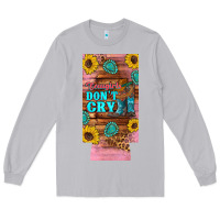 Moon Dust cowgirls don't crty boots hat sunflowers 12 oz can cooler  (slim) Long Sleeve Tee - Artiststas