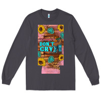 Smoke cowgirls don't crty boots hat sunflowers 12 oz can cooler  (slim) Long Sleeve Tee - Artiststas