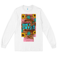 White cowgirls don't crty boots hat sunflowers 12 oz can cooler  (slim) Long Sleeve Tee - Artiststas
