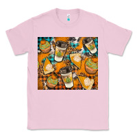 Bubblegum Pink autumun distressed tumbler Classic Tee - BundleAndBundleShop