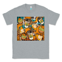 Heather Grey autumun distressed tumbler Classic Tee - BundleAndBundleShop