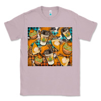 Lilac autumun distressed tumbler Classic Tee - BundleAndBundleShop