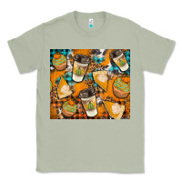 Matcha autumun distressed tumbler Classic Tee - BundleAndBundleShop