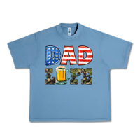 Pebble Blue dad life Urban Heavy Tee - HRA Design Shop