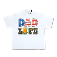 White dad life Urban Heavy Tee - HRA Design Shop
