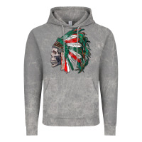Cloud Rock mexican indian headdress with skull Vintage Hoodie - RanaPortraitStore