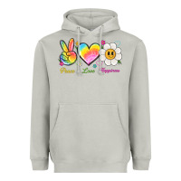 Moon Dust peace love happiness Heavyweight Hoodie - NancyCooperArtShop