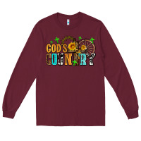 Burgundy gods country Long Sleeve Tee - AdoDesignShop
