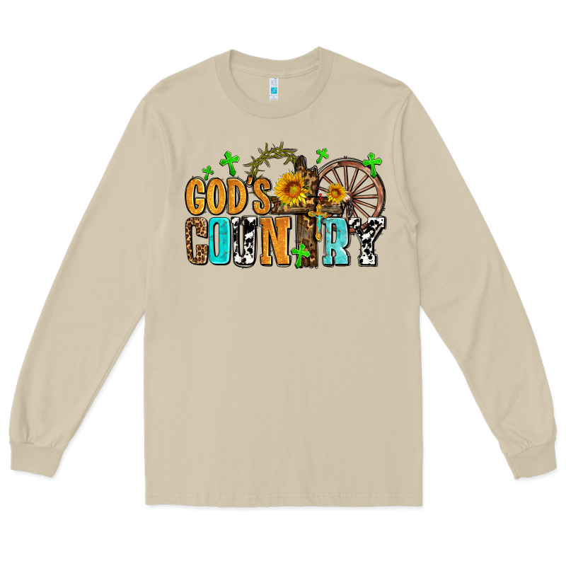 Gods Country Long Sleeve Tee by AdoDesignShop | Teevron