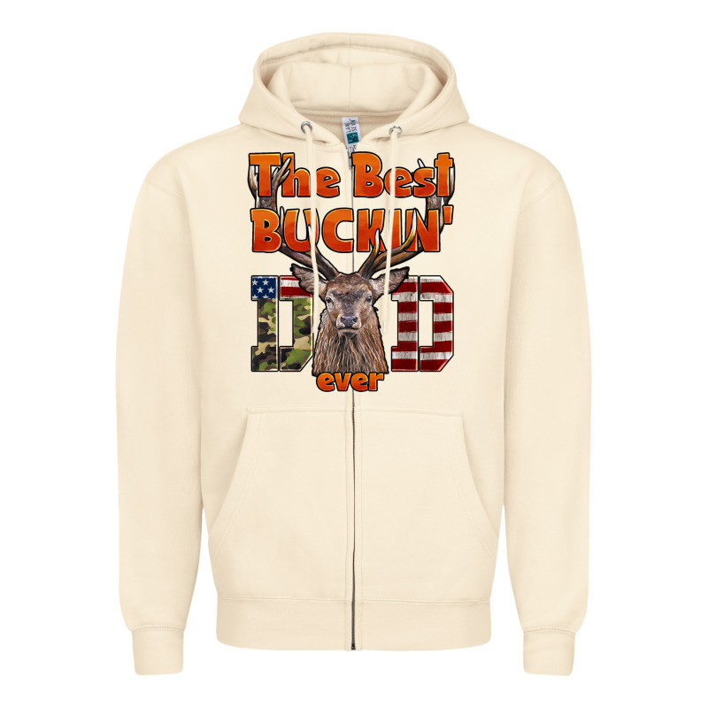 The Best Bucking Dad Ever Zipper Hoodie by LillyAllenDesigns | Teevron
