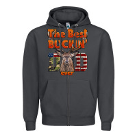 Smoke The Best Bucking Dad Ever Zipper Hoodie - LillyAllenDesigns