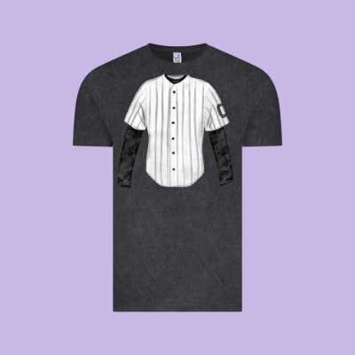 Baseball Uniform Fa Element Vintage Tee Designed By Fadigitalartstudio