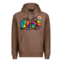 Chestnut self love tie dye Premium Hoodie - Artiststas