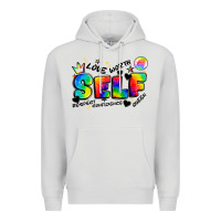 Dove Grey self love tie dye Premium Hoodie - Artiststas