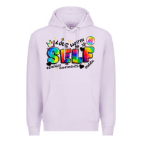 Lilac self love tie dye Premium Hoodie - Artiststas