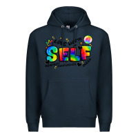 Navy self love tie dye Premium Hoodie - Artiststas