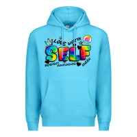 Ocean Blue self love tie dye Premium Hoodie - Artiststas