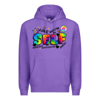Purple self love tie dye Premium Hoodie - Artiststas