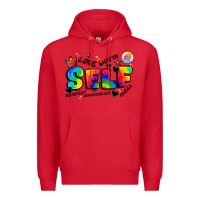 Red self love tie dye Premium Hoodie - Artiststas