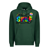 Sports Green self love tie dye Premium Hoodie - Artiststas