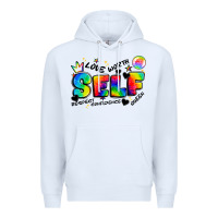 White self love tie dye Premium Hoodie - Artiststas