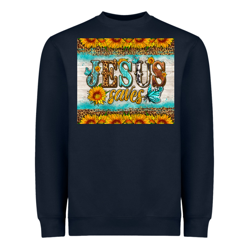 Jesus Saves Tumbler Heavyweight Sweatshirt by HRA Design Shop | Teevron