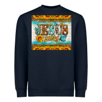 Navy jesus saves tumbler Heavyweight Sweatshirt - HRA Design Shop