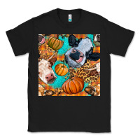 Black autumn cows seamless pattern Classic Tee - BundleAndBundleShop