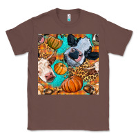 Chestnut autumn cows seamless pattern Classic Tee - BundleAndBundleShop