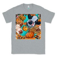 Heather Grey autumn cows seamless pattern Classic Tee - BundleAndBundleShop