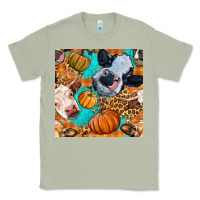Matcha autumn cows seamless pattern Classic Tee - BundleAndBundleShop