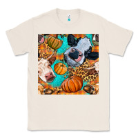 Natural autumn cows seamless pattern Classic Tee - BundleAndBundleShop
