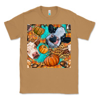 Toasted Coconut autumn cows seamless pattern Classic Tee - BundleAndBundleShop