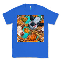 True Royal autumn cows seamless pattern Classic Tee - BundleAndBundleShop