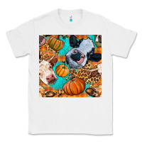 White autumn cows seamless pattern Classic Tee - BundleAndBundleShop