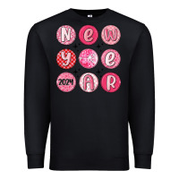 Black new year 2024 Premium Sweatshirt - MaliasSmallBusiness