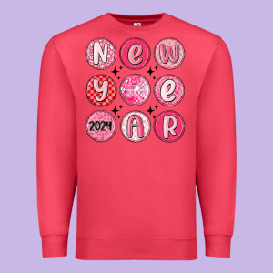 New Year 2024 Premium Sweatshirt Designed By Maliassmallbusiness
