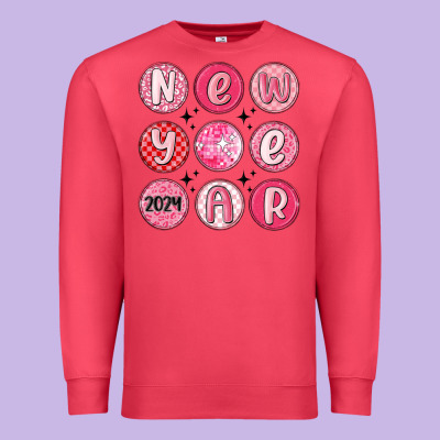 New Year 2024 Premium Sweatshirt Designed By Maliassmallbusiness